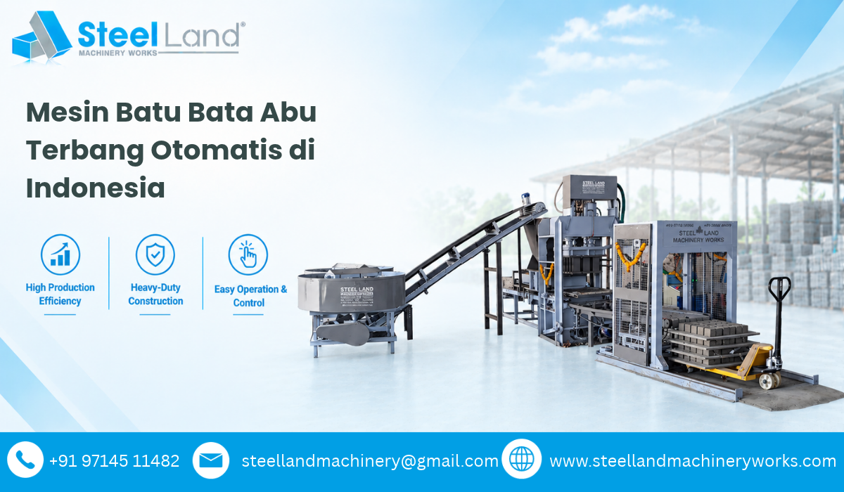 Mesin Batu Bata Abu Terbang Otomatis di Indonesia