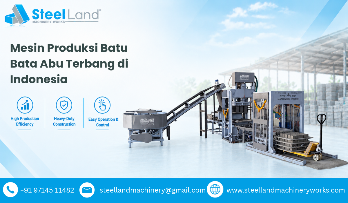 Mesin Produksi Batu Bata Abu Terbang di Indonesia