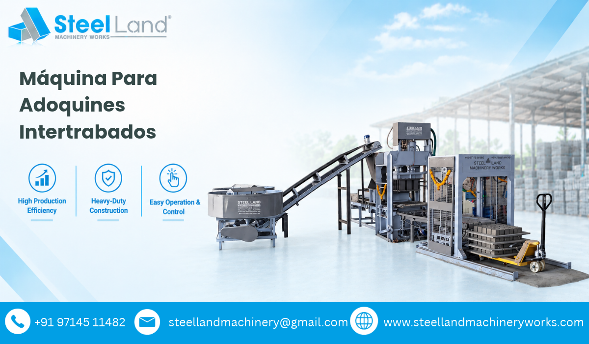 Máquina Para Adoquines Intertrabados