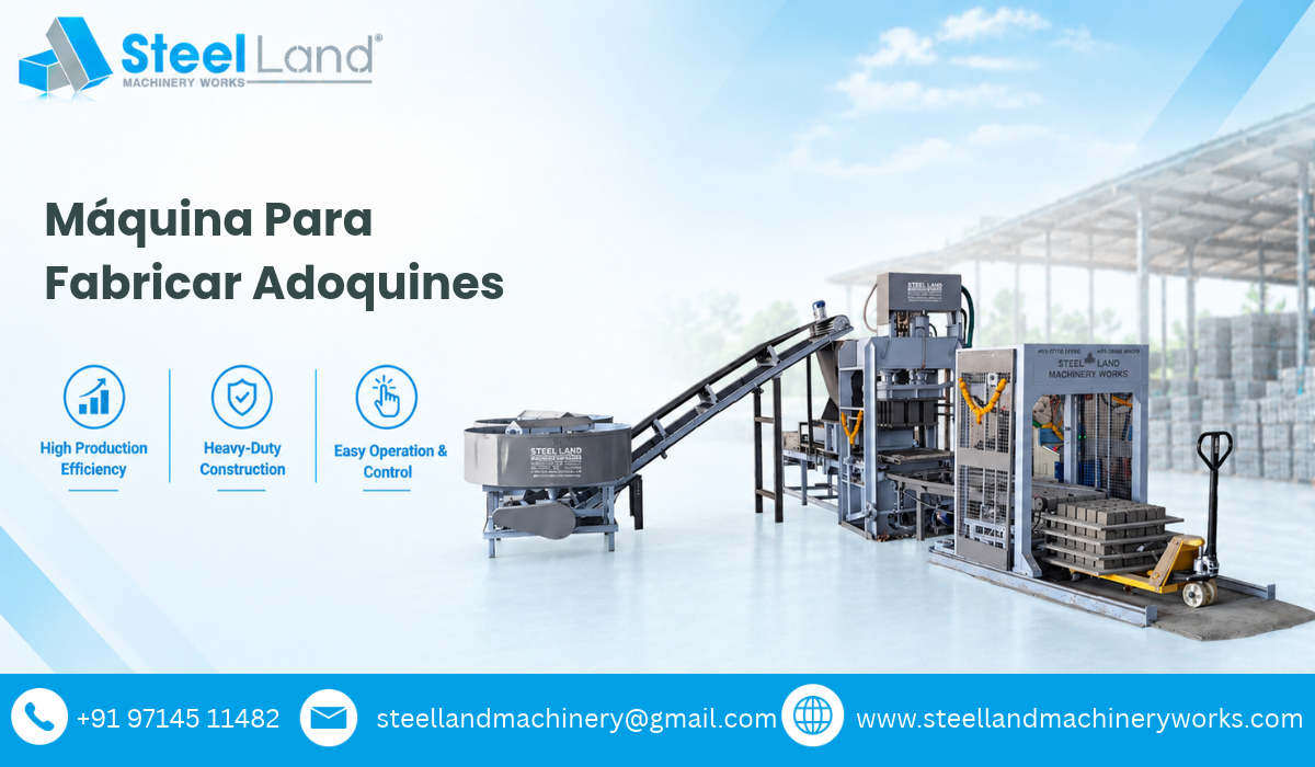 Steel Land Machinery Works – Máquina Para Fabricar Adoquines