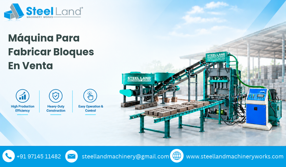 Máquina para Fabricar Bloques en Venta