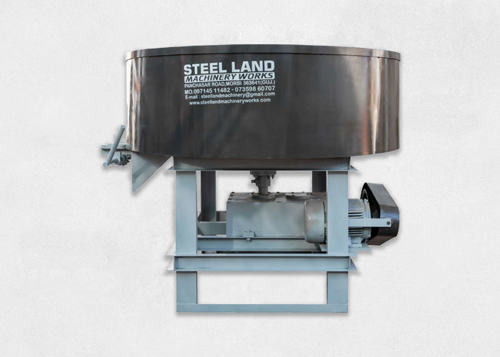 Pan Mixer For Mixing of Raw Materials