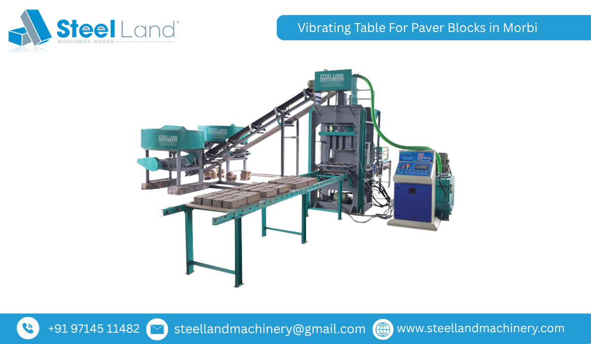 Vibrating Table For Paver Blocks in Morbi