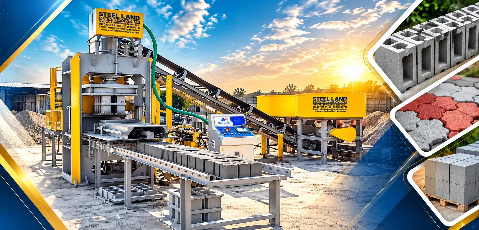 Block Making Machine Exporter in India