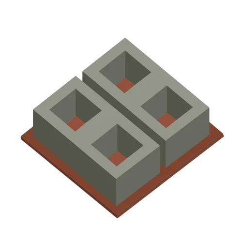 Hollow Block 400x200x200 MM