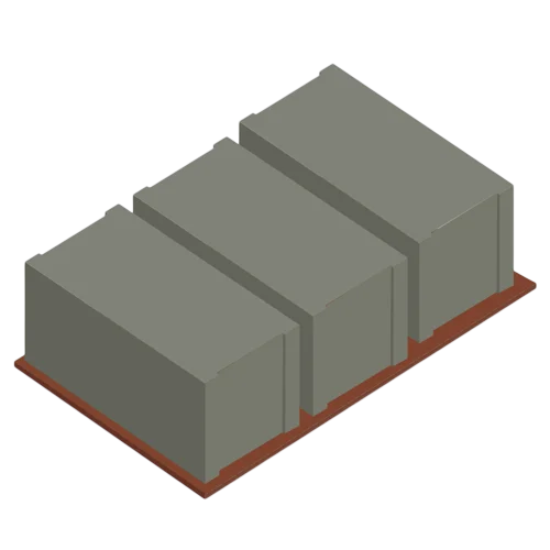Solid Block 400x200x200 MM